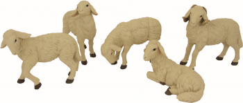 Schafe zu 50cm Figuren - Set mit 5 Stück